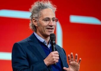 CEO Alex Karp speaking at AIPCon