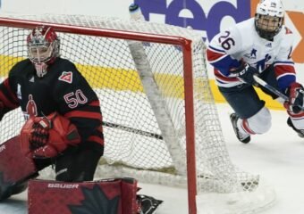 Canada women’s hockey goaltender Kristen Campbell