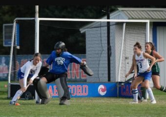 twins playing hockey Rotherham