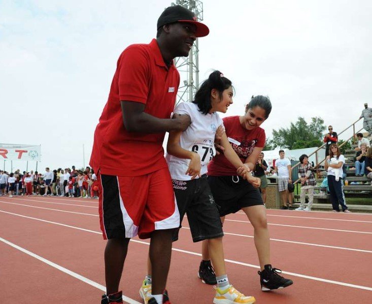 Special Olympics athletes