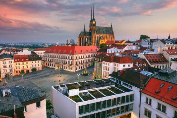 Brno Czech Republic tech startups skyline