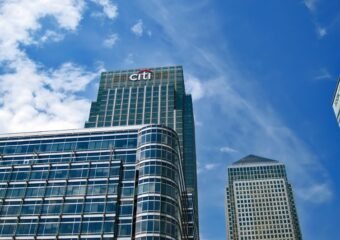 Citigroup building in Canary Wharf London