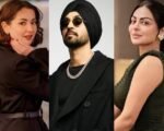 Diljit Dosanjh and Hania Aamir movie still