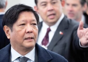 Ferdinand Marcos Jr inspecting