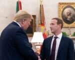 Mark Zuckerberg and Donald Trump