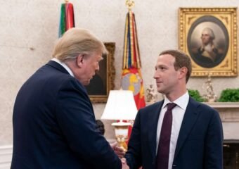 Mark Zuckerberg and Donald Trump