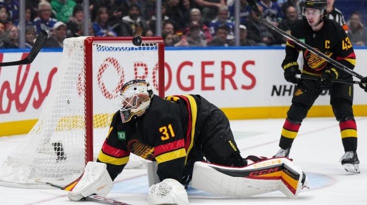 Quinn Hughes Vancouver Canucks Olympic Hockey