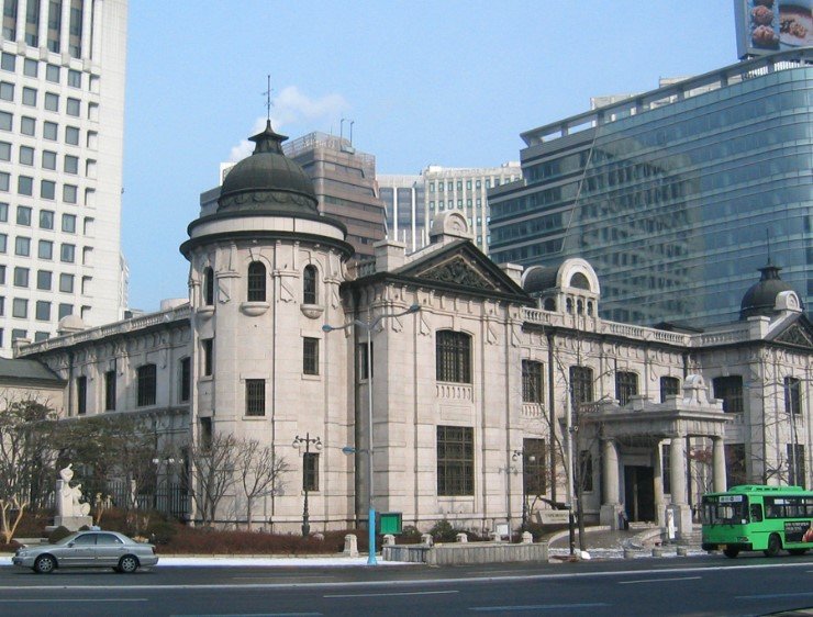 bank of korea building seoul south korea