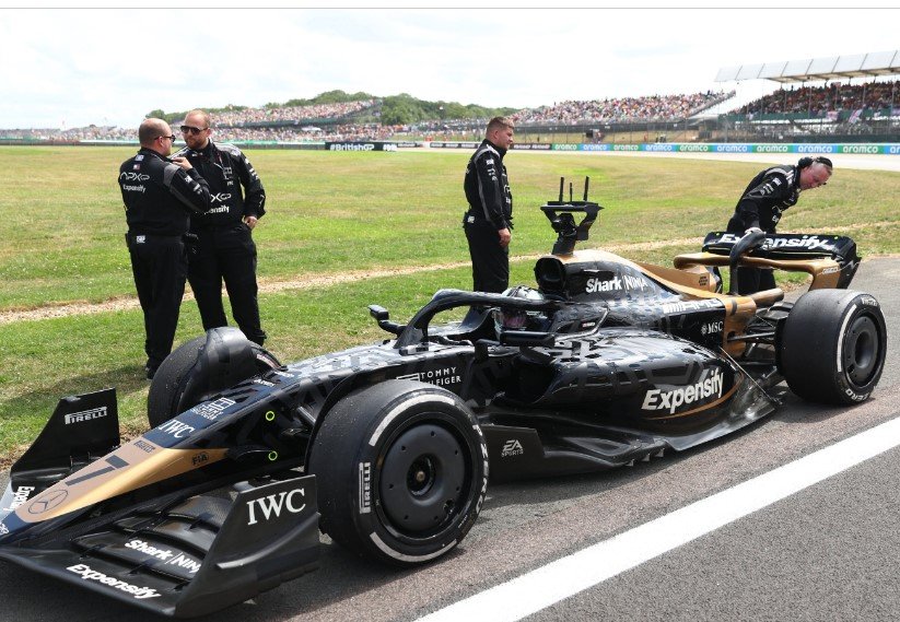 brad pitt apex f1 movie silverstone onboard camera car