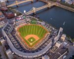 fanatics logo wall sports stadium pnc park
