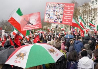 iran state tv hack protest