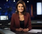 newsroom television anchor desk Canada