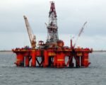 oil rig north sea fossil fuel