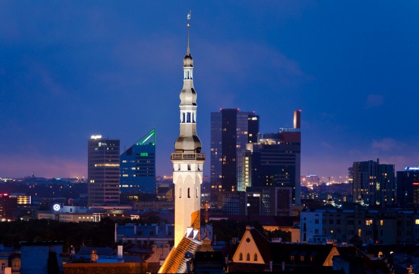 tallinn hotel skyline estonia