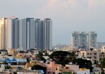 Indian tech city skyline Bengaluru Hyderabad