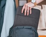 arzopa z1fc grey portable monitor on desk