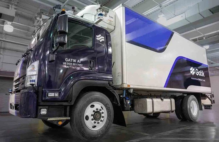 gatik autonomous truck nvidia