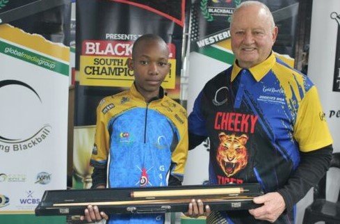 irfaan williams junior blackball champion south africa