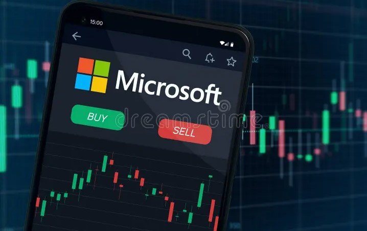 microsoft logo stock market