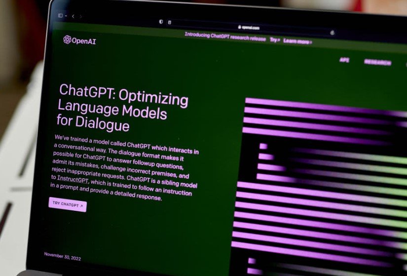 openai chatgpt on laptop gabby jones