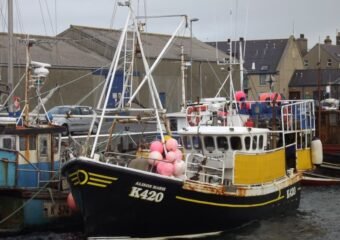 orkney harbour fishing boats