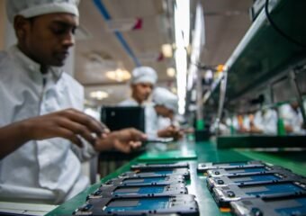 smartphones in Dixon Technologies factory India