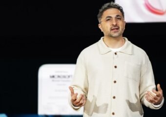 GitHub CEO Thomas Dohmke speaking at technology