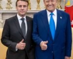 Macron and Donald Trump