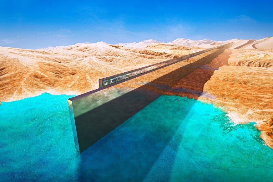 NEOM construction site Saudi Arabia