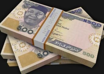 Nigerian naira banknotes currency