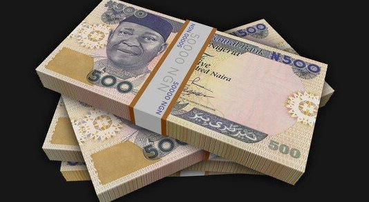 Nigerian naira banknotes currency