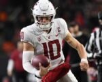 Oklahoma quarterback John Mateer practice Norman