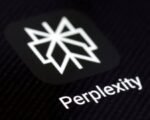 Perplexity AI logo with Google Chrome browser