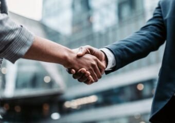 business partnership handshake