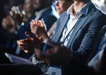 tech conference crowd