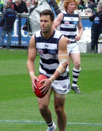 AFL players under pressure