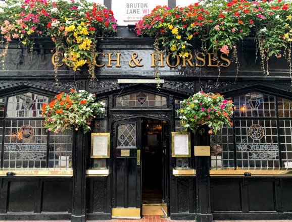 British pub exterior