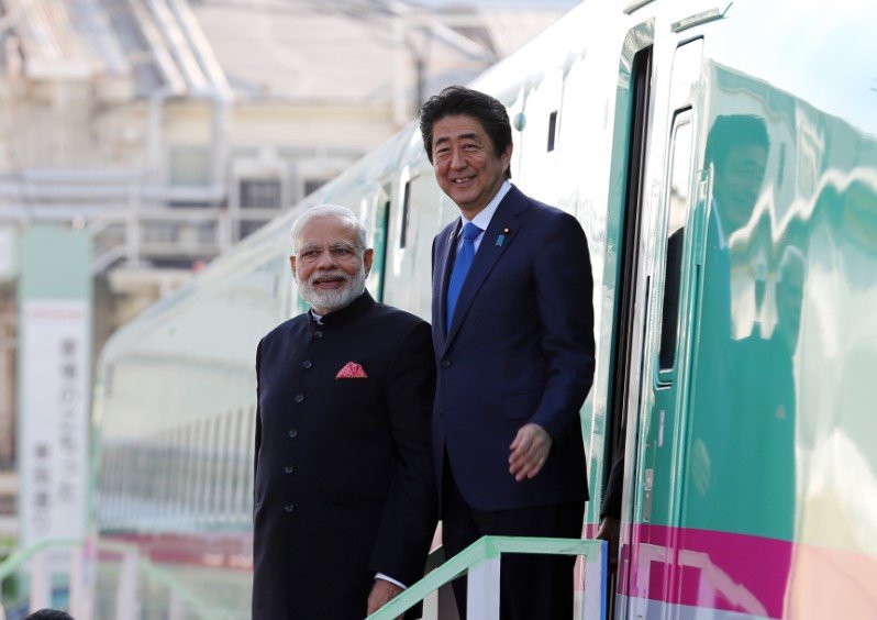 Modi Ishiba Shinkansen