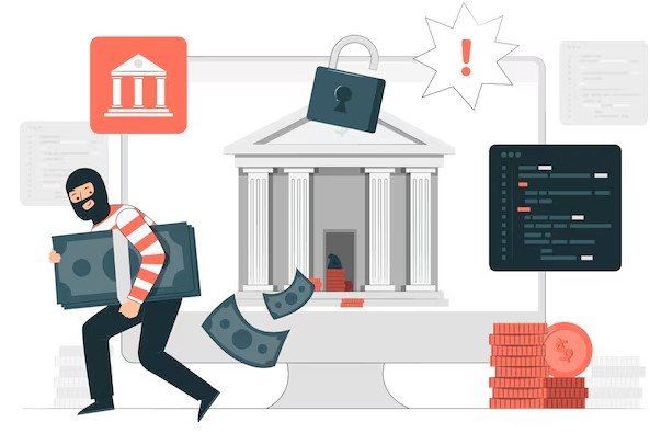 bank fraud illustration