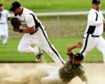 baseball game action