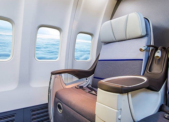 business class airplane seat