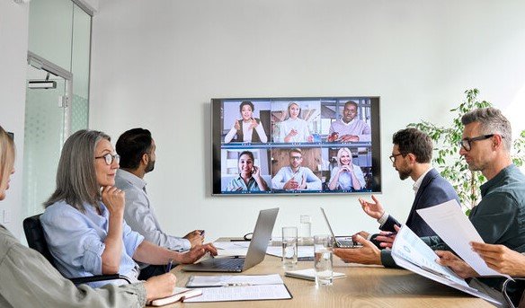 business conference call