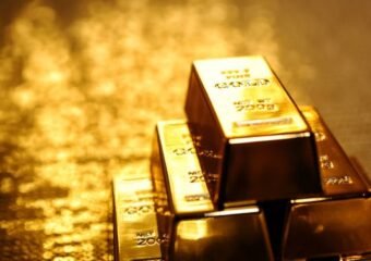 gold bars and stock