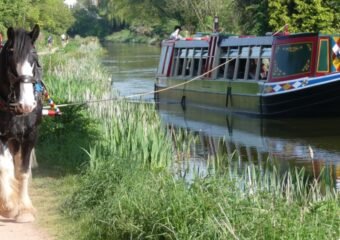 horse drawn barge