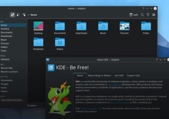 linux desktop interface