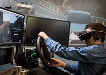 virtual reality driving simulator