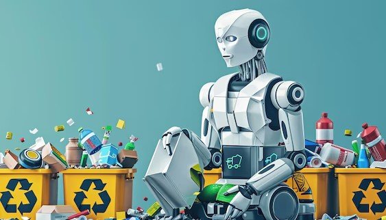 AI recycling robot