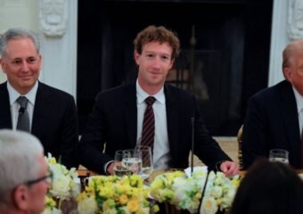 Donald Trump with tech CEOs