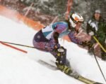 Lindsey Vonn skiing