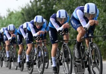 cycling team protest